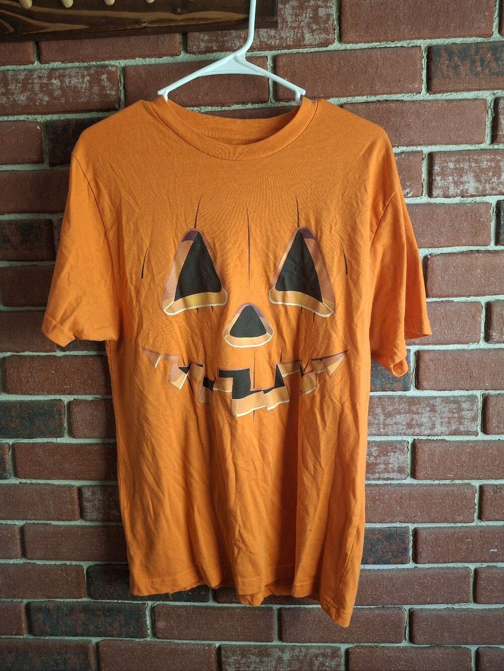 Orange Pumpkin Face T-Shirt